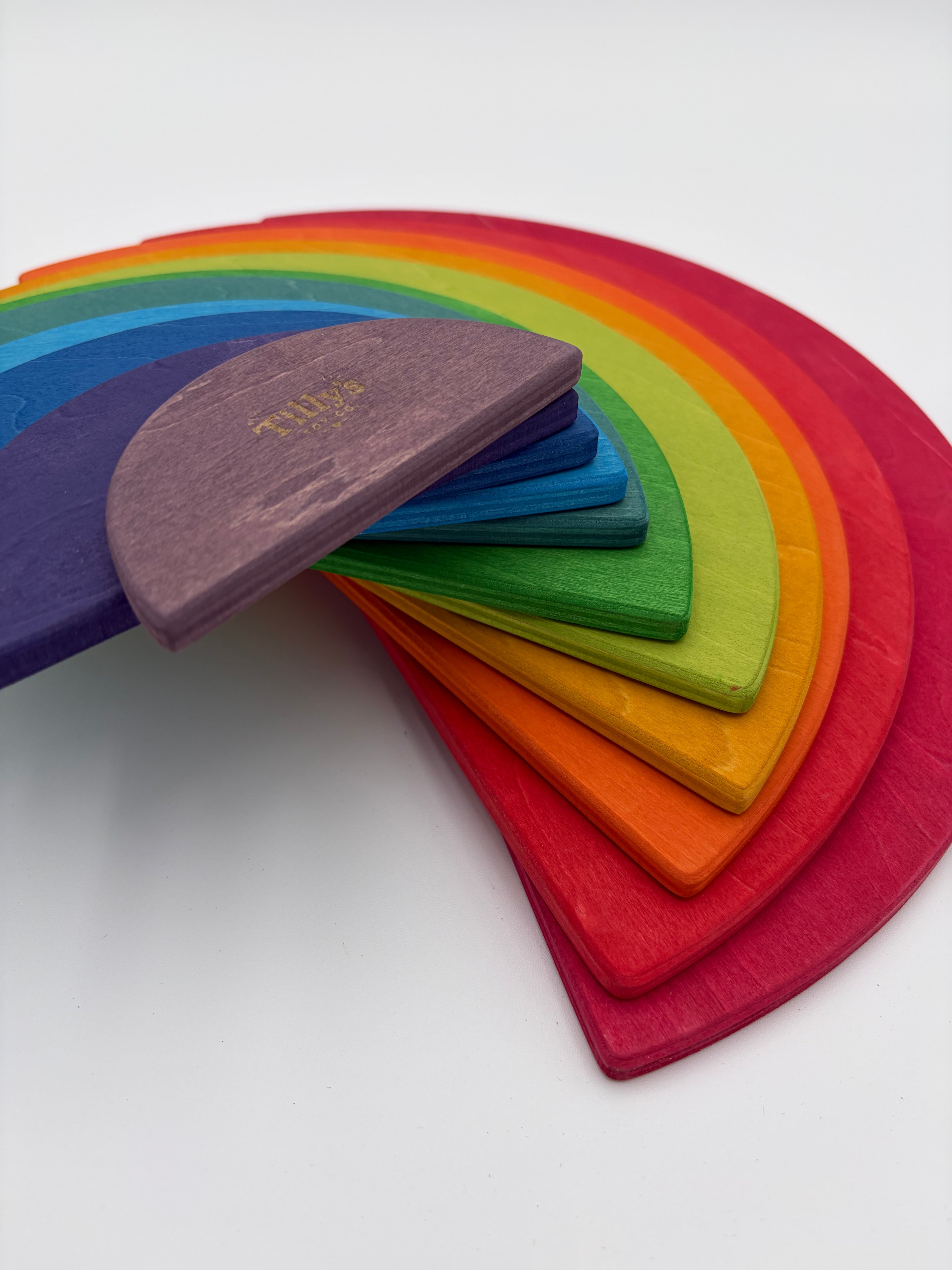 Rainbow 11 Piece Semicircle Stacker
