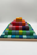 Rainbow Block Pyramid