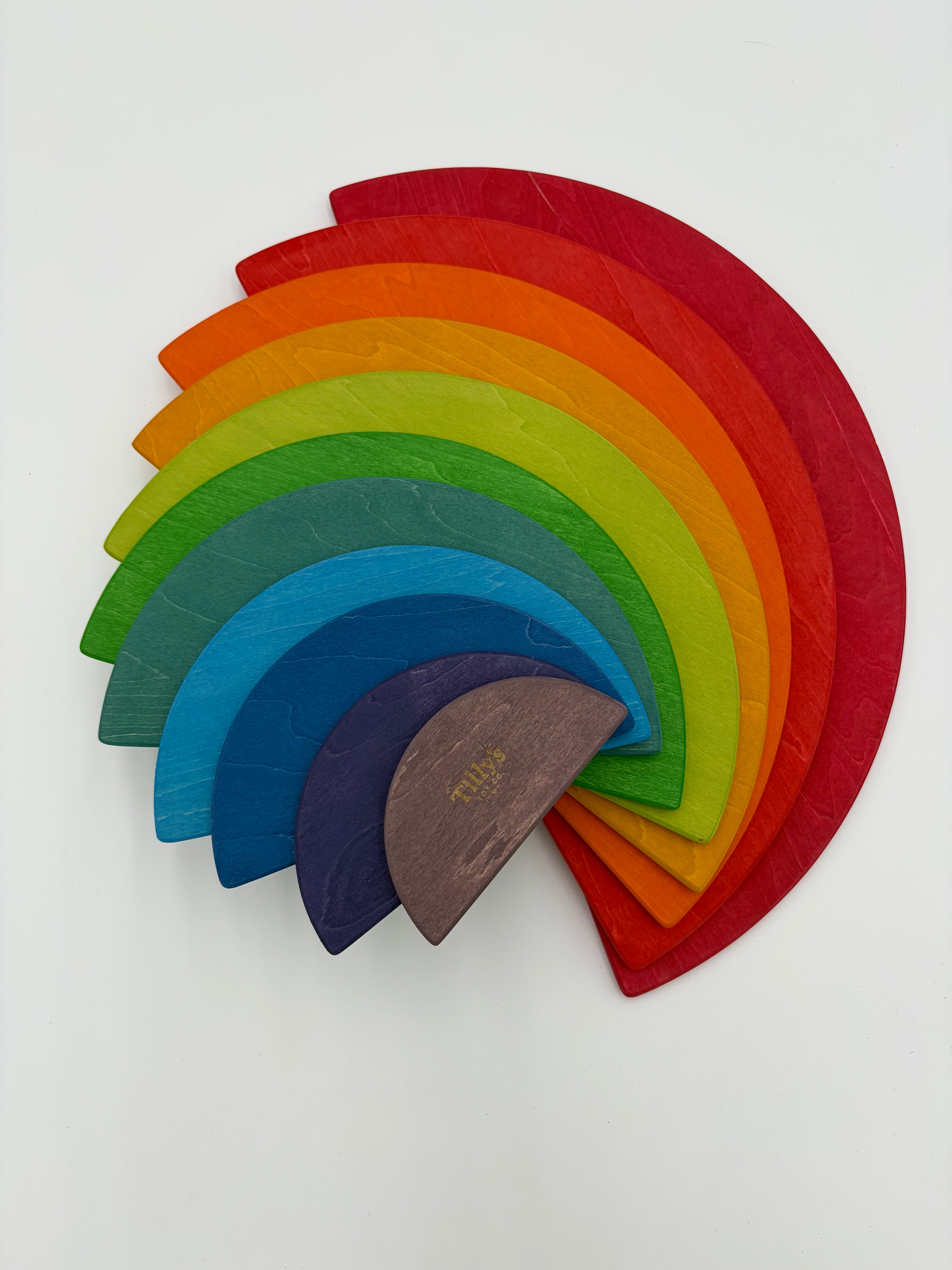 Rainbow 11 Piece Semicircle Stacker