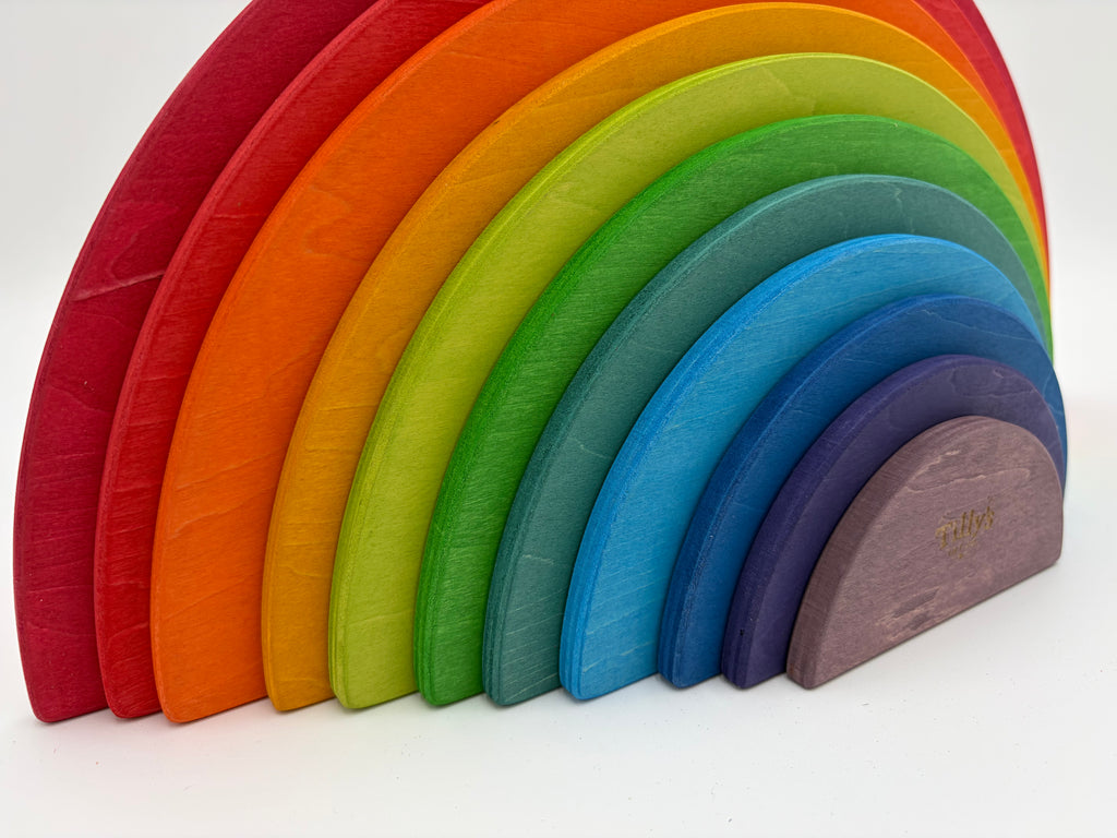 Rainbow 11 Piece Semicircle Stacker