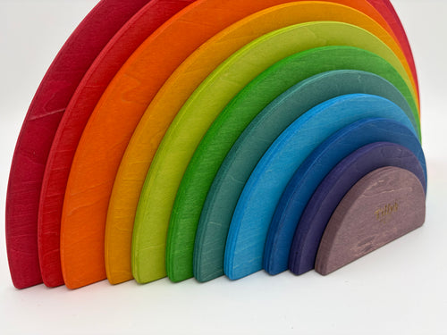 Rainbow 11 Piece Semicircle Stacker