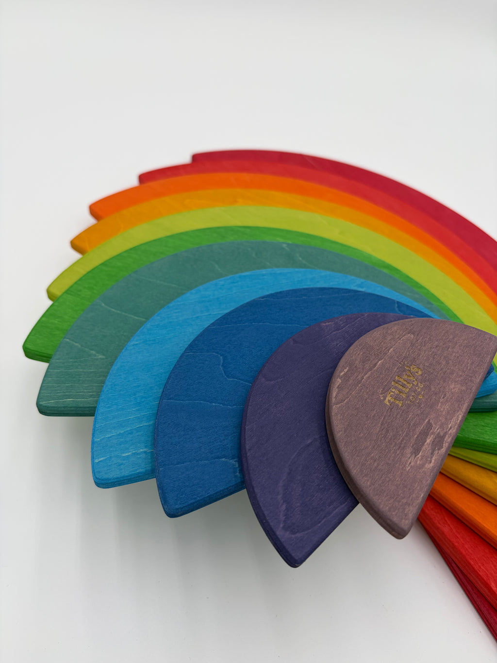 Rainbow 11 Piece Semicircle Stacker