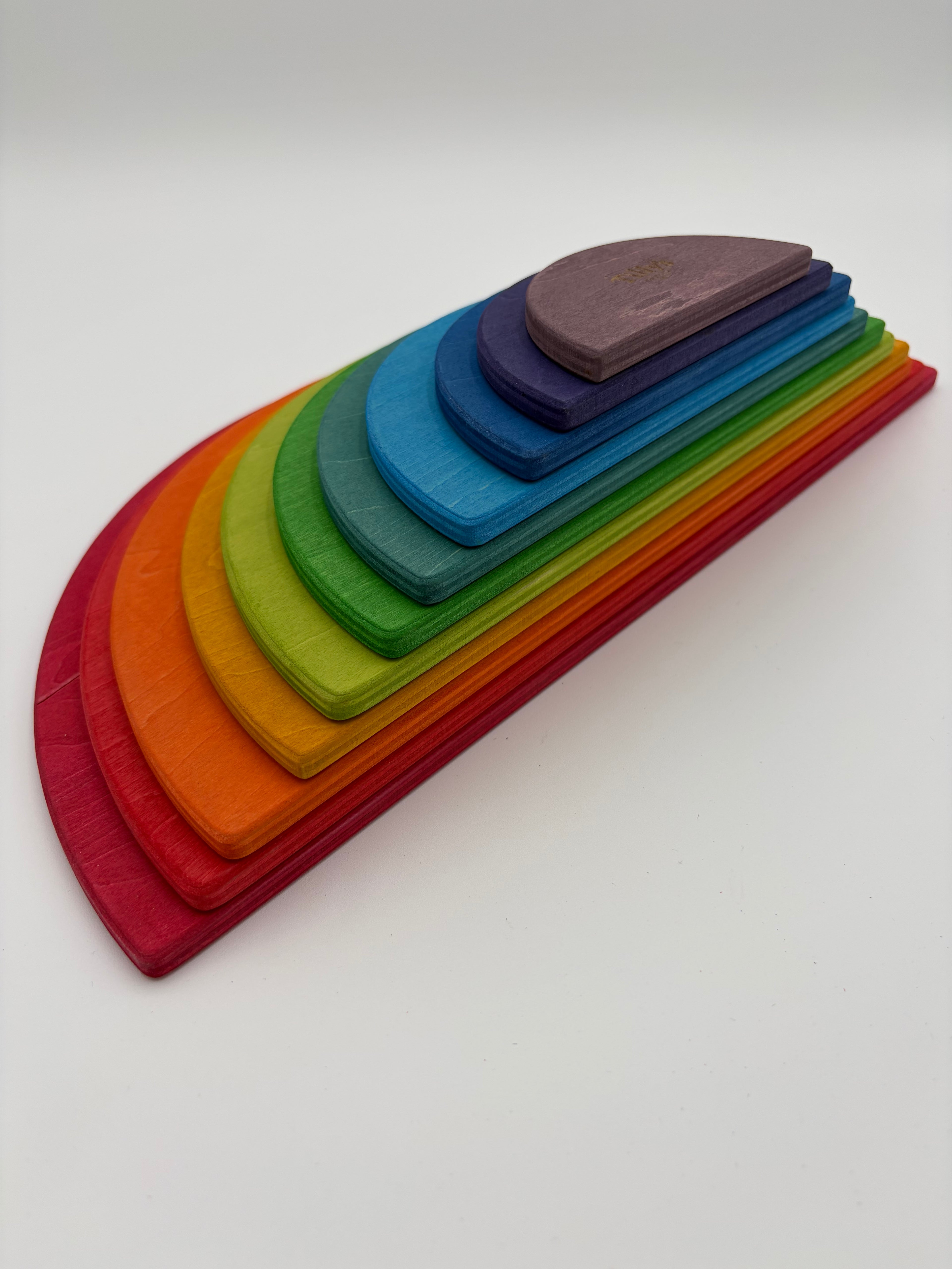 Rainbow 11 Piece Semicircle Stacker